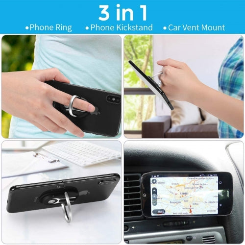 Finger Ring Holder, 3-in-1 Car Air Vent Mount Stand - ACE51