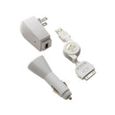 Car Home Charger, Power Retractable USB Cable - ACE64