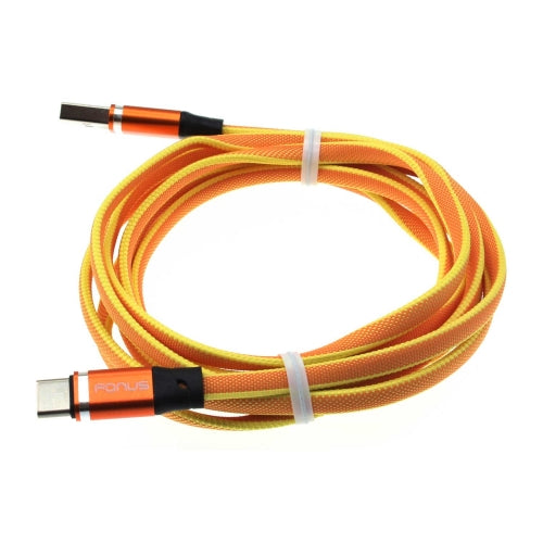 6ft USB Cable, Charger Cord Type-C Orange - ACL99