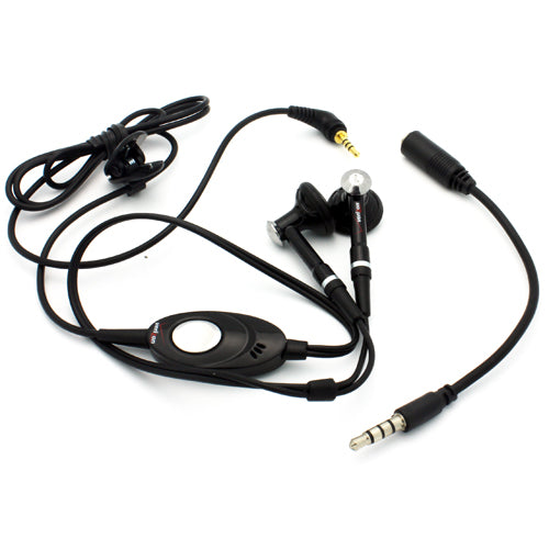 Headset, w Mic Earphones 2.5mm to 3.5mm Adapter - ACG21