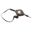 Retractable Mono Earphone, Headset 3.5mm w Mic Headphone - ACF75