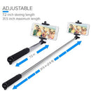 Wired Selfie Stick, Built-in Remote Shutter Monopod - ACB41