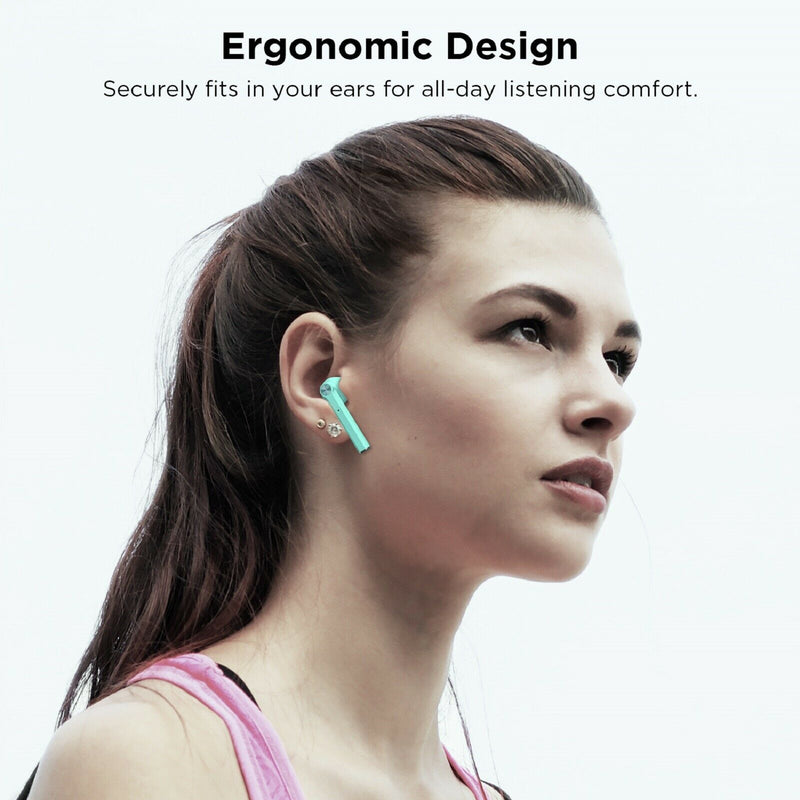 Bluetooth Earphones, TWS True Wireless Stereo Earbuds Headphones - Letscom T16 - Green