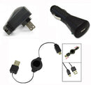 Car Home Charger, MicroUSB Retractable USB Cable - ACB84