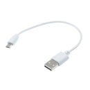 Short USB Cable, Cord Charger MicroUSB - ACC25