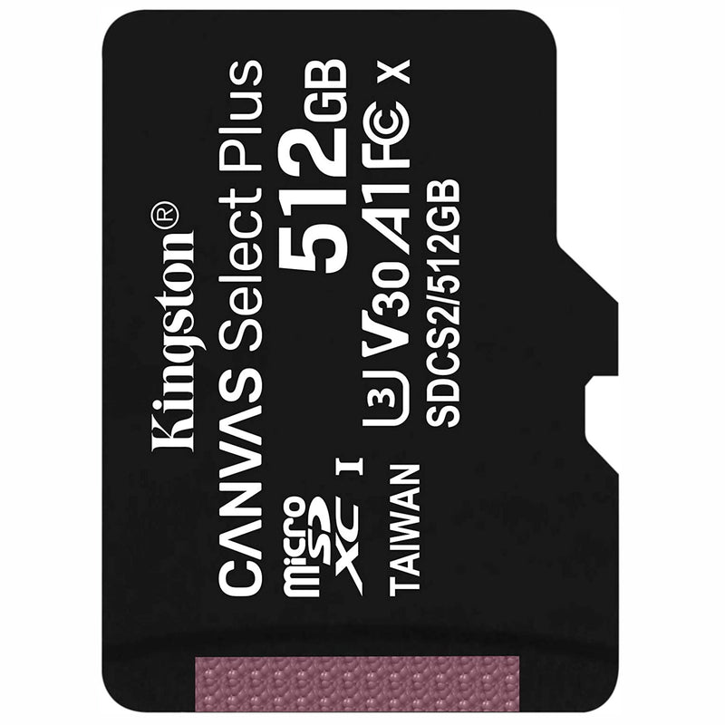 512GB Memory Card, MicroSD High Speed Kingston - ACV37