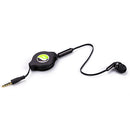 Retractable Mono Earphone, Headset 3.5mm w Mic Headphone - ACF75