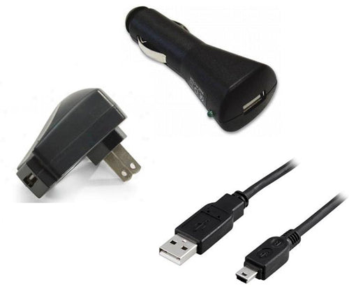 Car Home Charger, Mini-USB Retractable USB Cable - ACB82