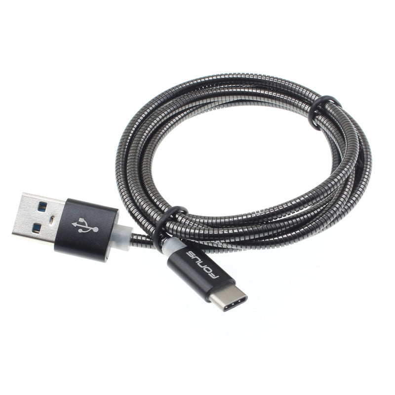 Metal USB Cable, Charger Cord Type-C 3ft - ACE82