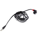 Mono Headset, 3.5mm Wired Earbud Earphone w Mic - ACF47