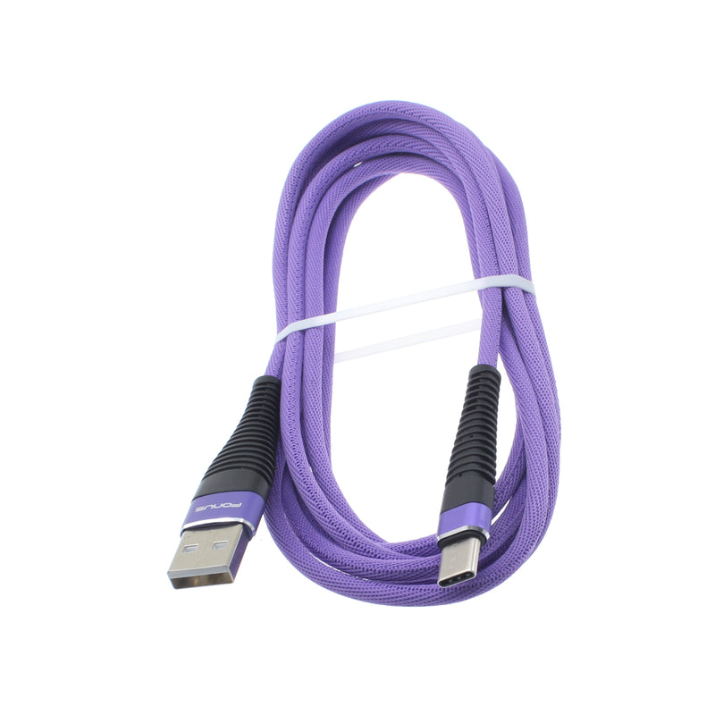6ft USB Cable, Charger Cord Type-C Purple - ACR91
