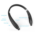 Wireless Headphones, Folding Retractable Hands-free Microphone Sports Earphones - ACM51