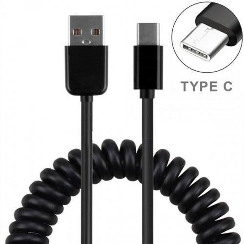 Car Charger, Coiled Cable 2-Port USB 36W Fast - ACE39