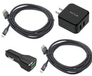 Fast Home Car Charger,  Travel 6ft Long MFi USB Cable  - ACK45 1095-1