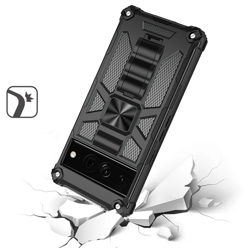 Hybrid Case Cover , Shockproof Kickstand Metal For Magnet - ACY36