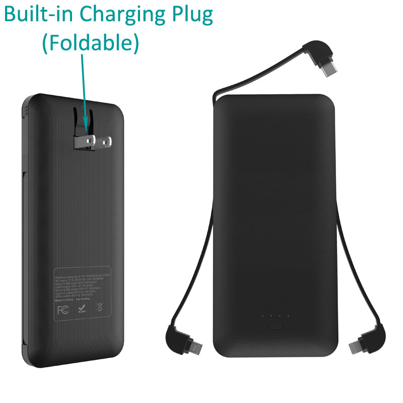 10000mAh Power Bank, Portable Backup Battery Charger - ACC07