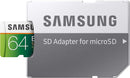 64GB Memory Card,  MicroSD High Speed Samsung Evo  - ACI98 862-3