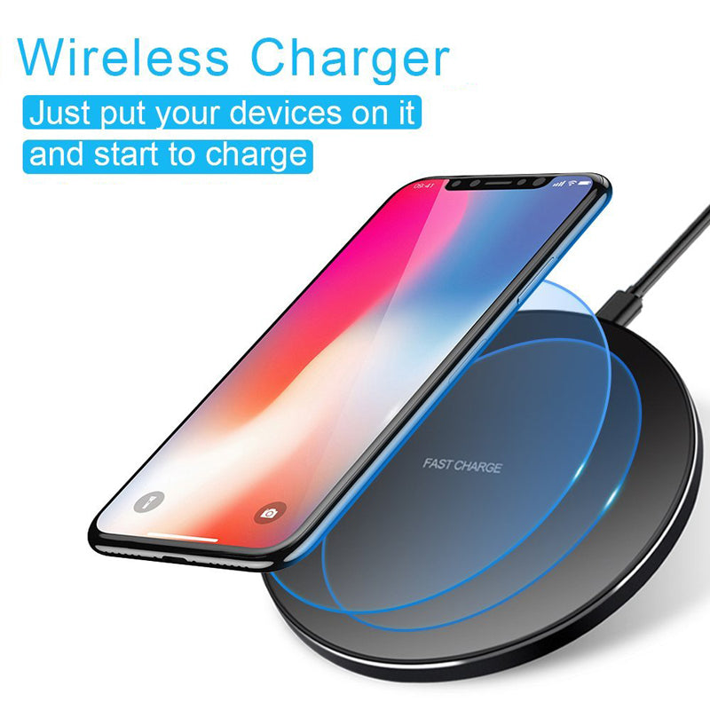 Wireless Charger, 7.5W and 10W Fast Charging Pad