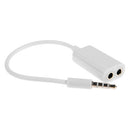 Headphones Splitter, Dual Headset Port Earphone Adapter 3.5mm - ACS25