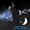 Bluetooth Headphones, Over Ear Wireless Earphones w Mic Foldable Headset - ACCM5