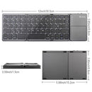 Wireless Keyboard, Portable Rechargeable Folding - ACL66