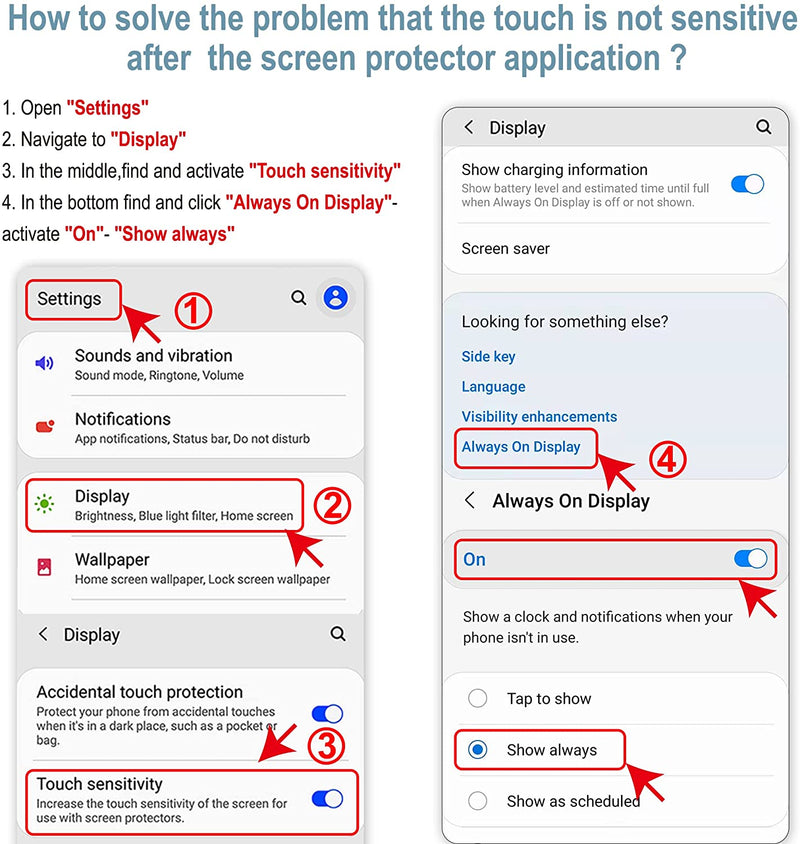 3 Pack Matte Screen Protector, Anti-Fingerprint Anti-Glare TPU Film - AC3Z37