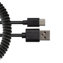 USB Cable,  Charger MicroUSB Coiled  - ACK09 275-1