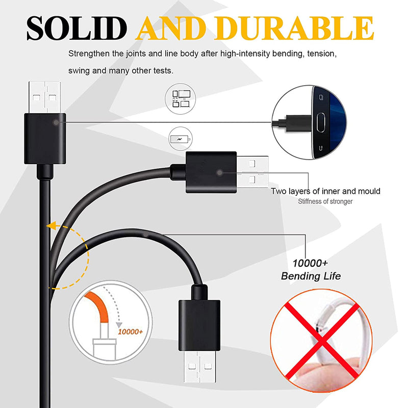 6ft USB Cable, Power Charger Cord MicroUSB - ACK20