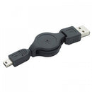 USB Cable, Charger Mini-USB Retractable - ACS42