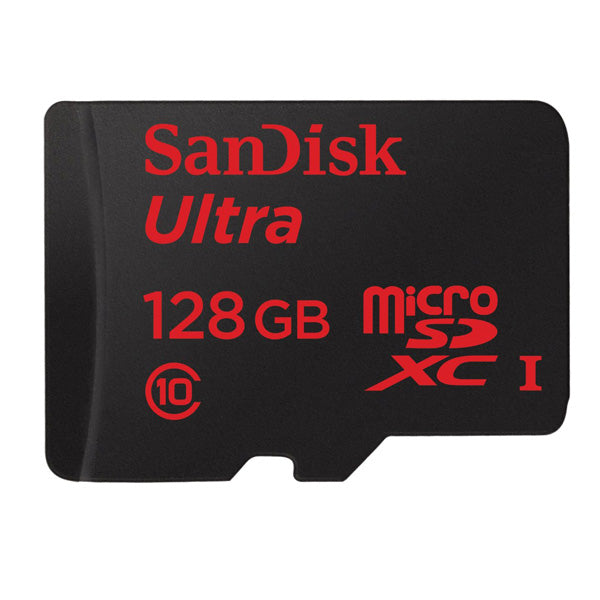 128GB Memory Card, MicroSD High Speed Sandisk Ultra - ACS03