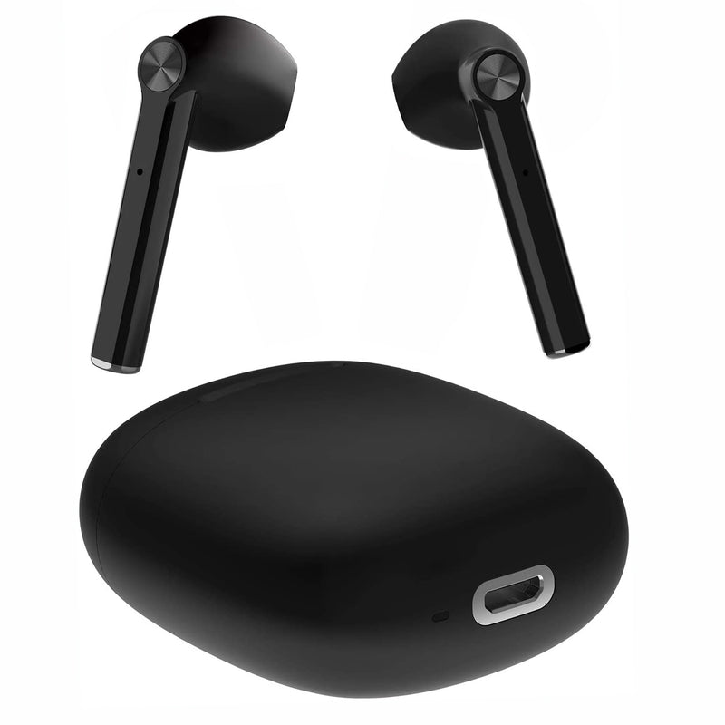 Bluetooth Earbuds, TWS True Wireless Stereo Earphone Headphones - Letscom T16 - Black