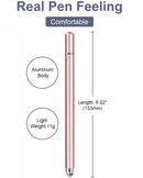 Pink Stylus, Aluminum Fiber Tip Touch Screen Pen - ACZ80