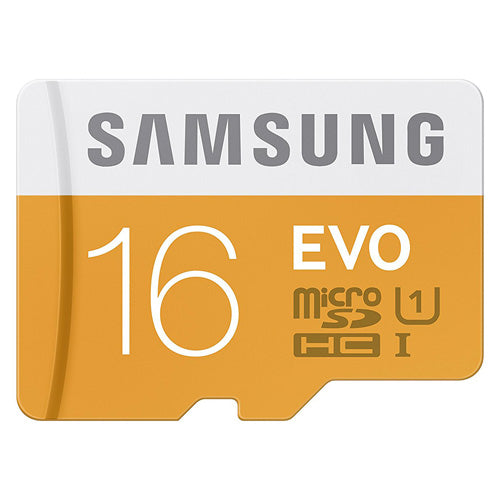 16GB Memory Card, MicroSD High Speed Samsung Evo - ACR88