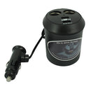 Car Charger, Power 2-Port Cup Holder - ACA63
