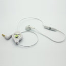 Retractable Mono Earphone, Headset 3.5mm w Mic Headphone - ACJ79