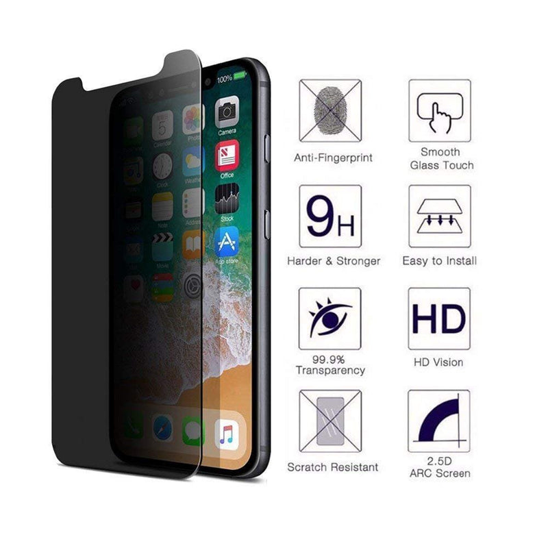 Privacy Screen Protector, Anti-Spy Curved Tempered Glass - ACR70