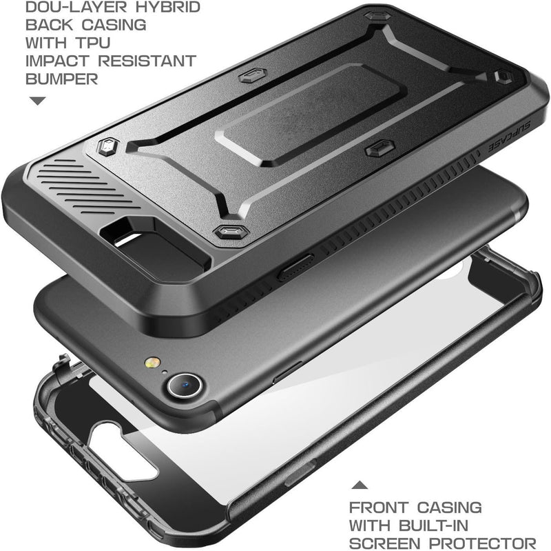 Case Belt Clip,  Hybrid Built-in Screen Protector Swivel Holster  - ACN33 124-4