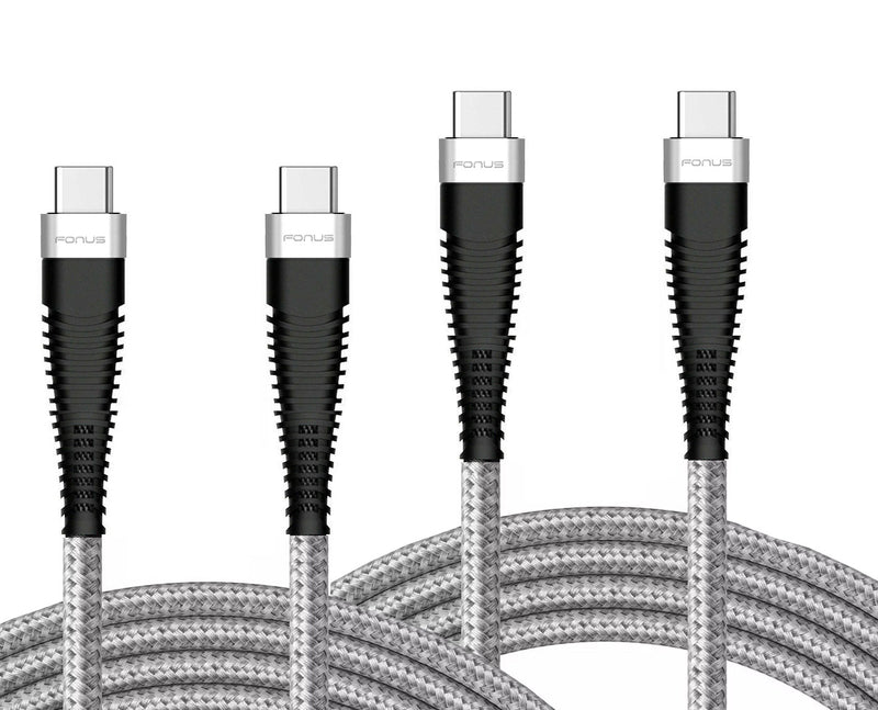 6ft and 10ft Long PD USB-C Cables, Power Wire TYPE-C to TYPE-C Cord Fast Charge - ACY67