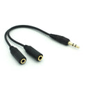 Headphones Splitter, Dual Headset Port Earphone Adapter 3.5mm - ACG14
