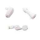 Car Home Charger, Power Retractable USB Cable - ACE64