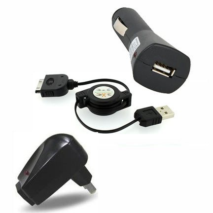 Car Home Charger, Power Retractable USB Cable - ACE59