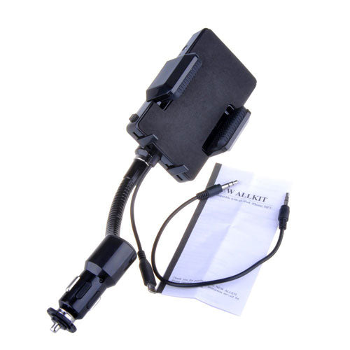 Car Mount, USB Port Charger Holder FM Transmitter - ACJ45