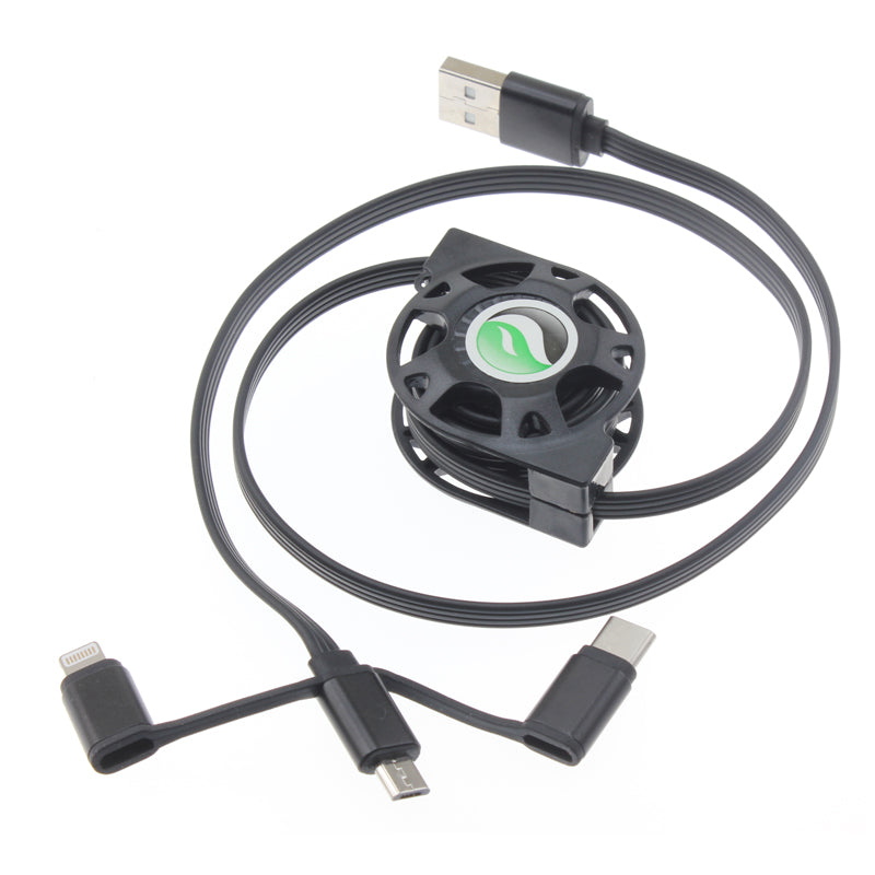 USB Cable, Power Charger Retractable - ACR30