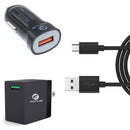 Fast Home Car Charger,  Travel 6ft Long Micro USB Cable  - ACE46 1091-1