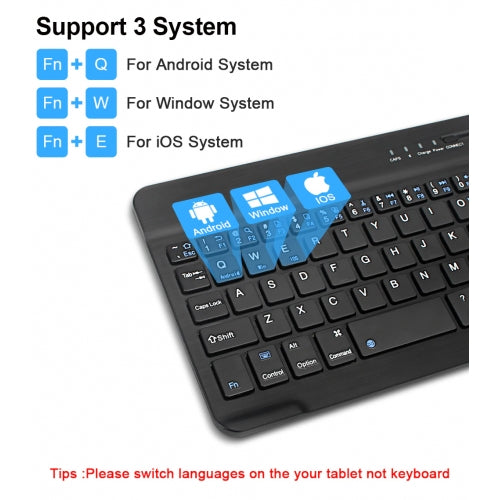 Wireless Keyboard, Portable Rechargeable Ultra Slim - ACS73