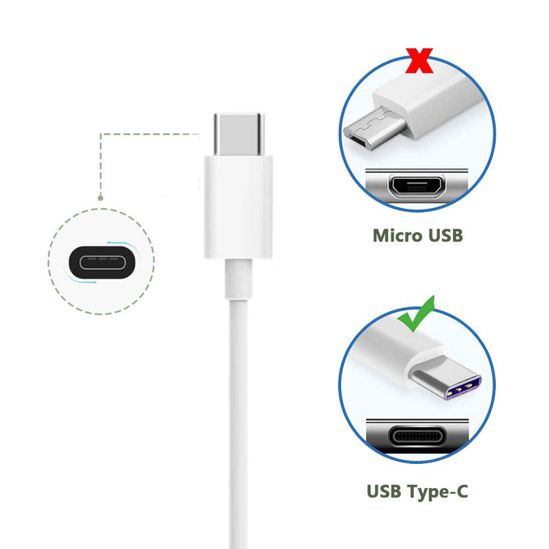 3ft and 6ft Long USB-C Cables , Data Sync Power Wire TYPE-C Cord - ACZ45