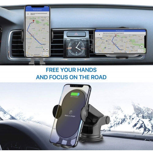 Car Wireless Charger Mount, Fast Charge Holder Dashboard Air Vent - ACE57