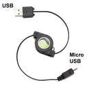 Car Home Charger, MicroUSB Retractable USB Cable - ACB84