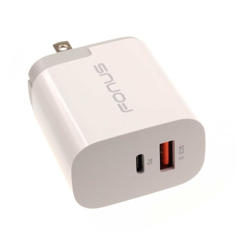 Fast Home Charger, Type-C Port 2-Port USB 36W - ACG65