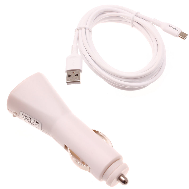 Car Charger, Power Adapter DC Socket Micro USB Cable - ACY20